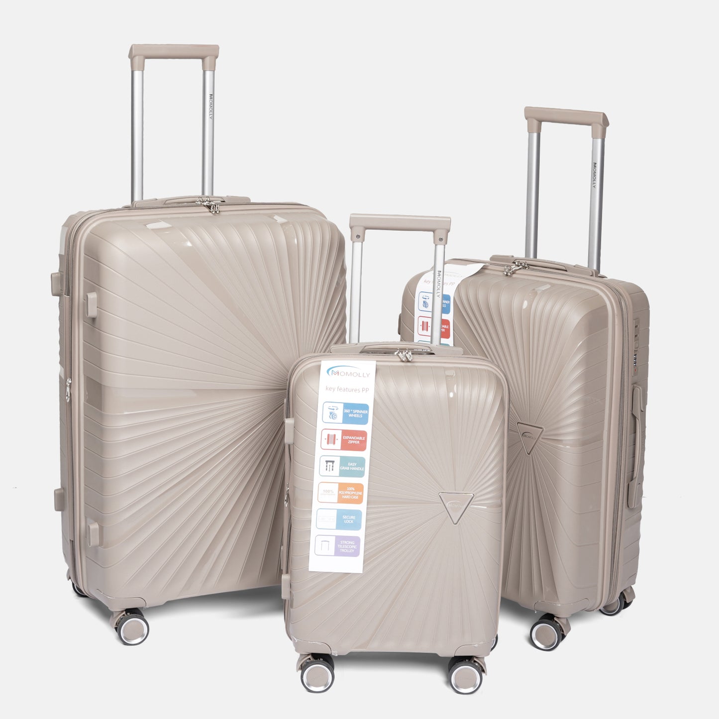 Travel Bag Set 3PCs - PP - 010 - Size 09