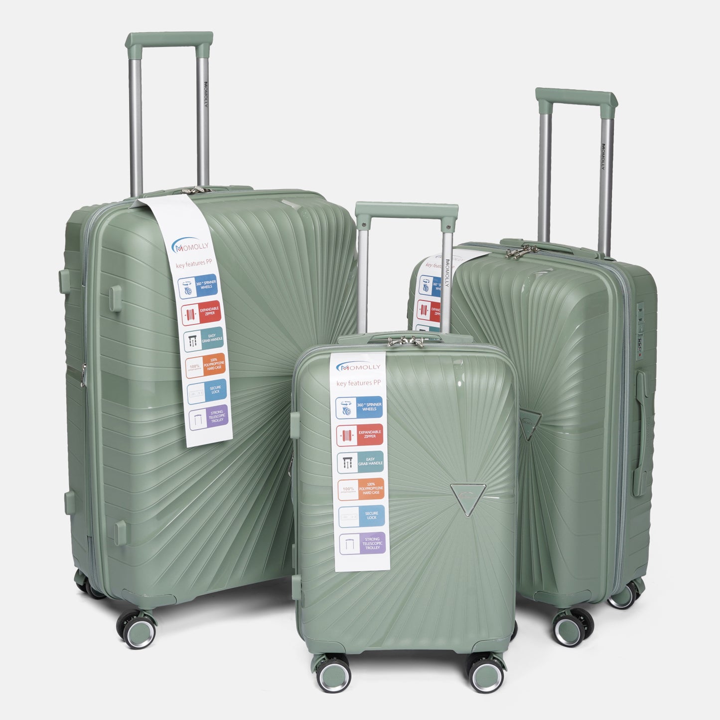 Travel Bag Set 3PCs - PP - 010 - Size 09
