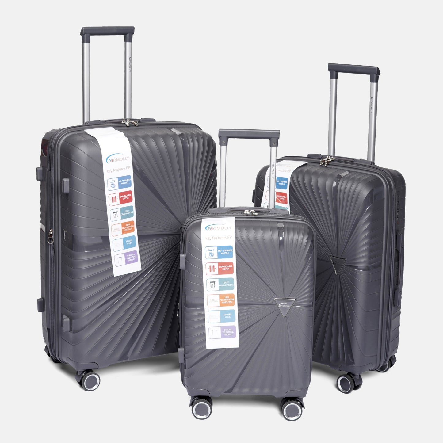 Travel Bag Set 3PCs - PP - 010 - Size 09