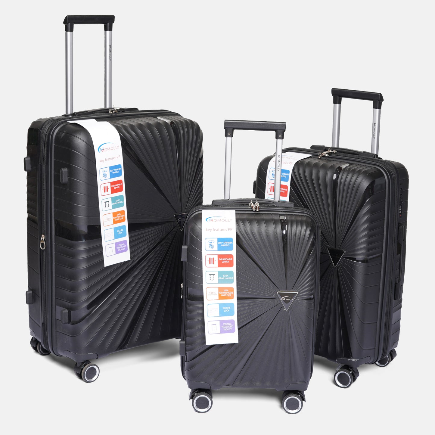 Travel Bag Set 3PCs - PP - 010 - Size 09