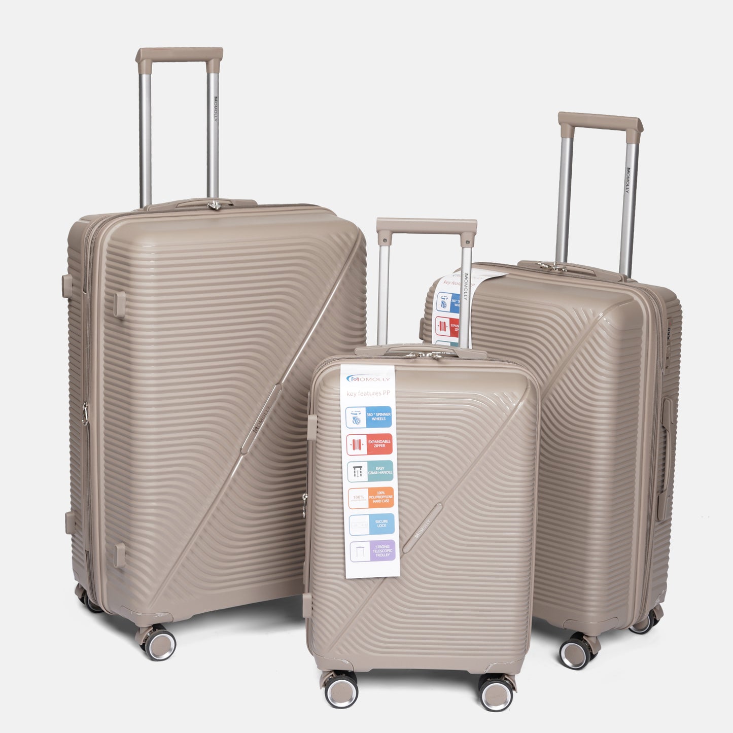 Travel Bag Set 3PCs - PP - 011 - Size 10