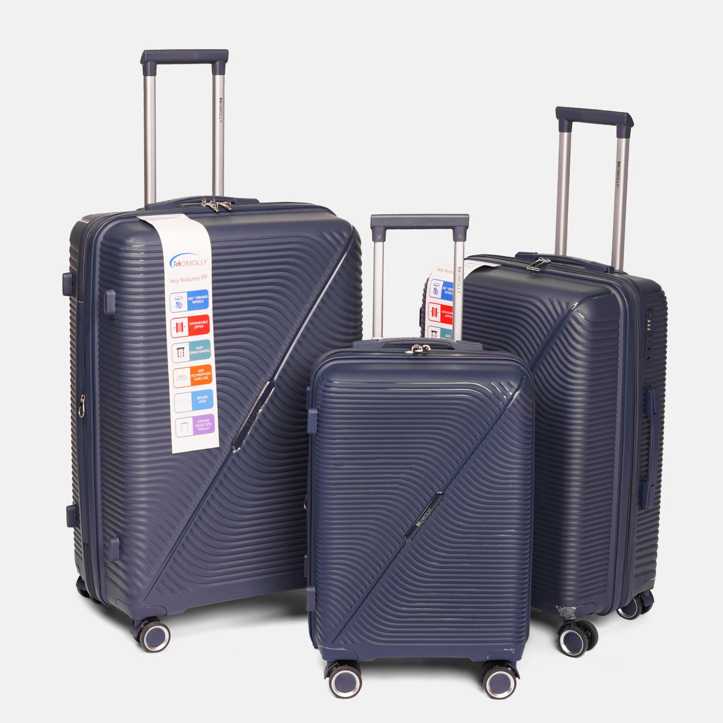 Travel Bag Set 3PCs - PP - 011 - Size 10