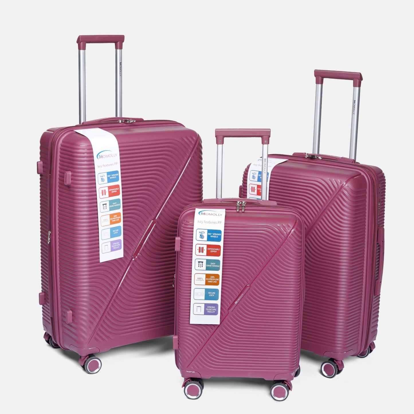 Travel Bag Set 3PCs - PP - 011 - Size 10