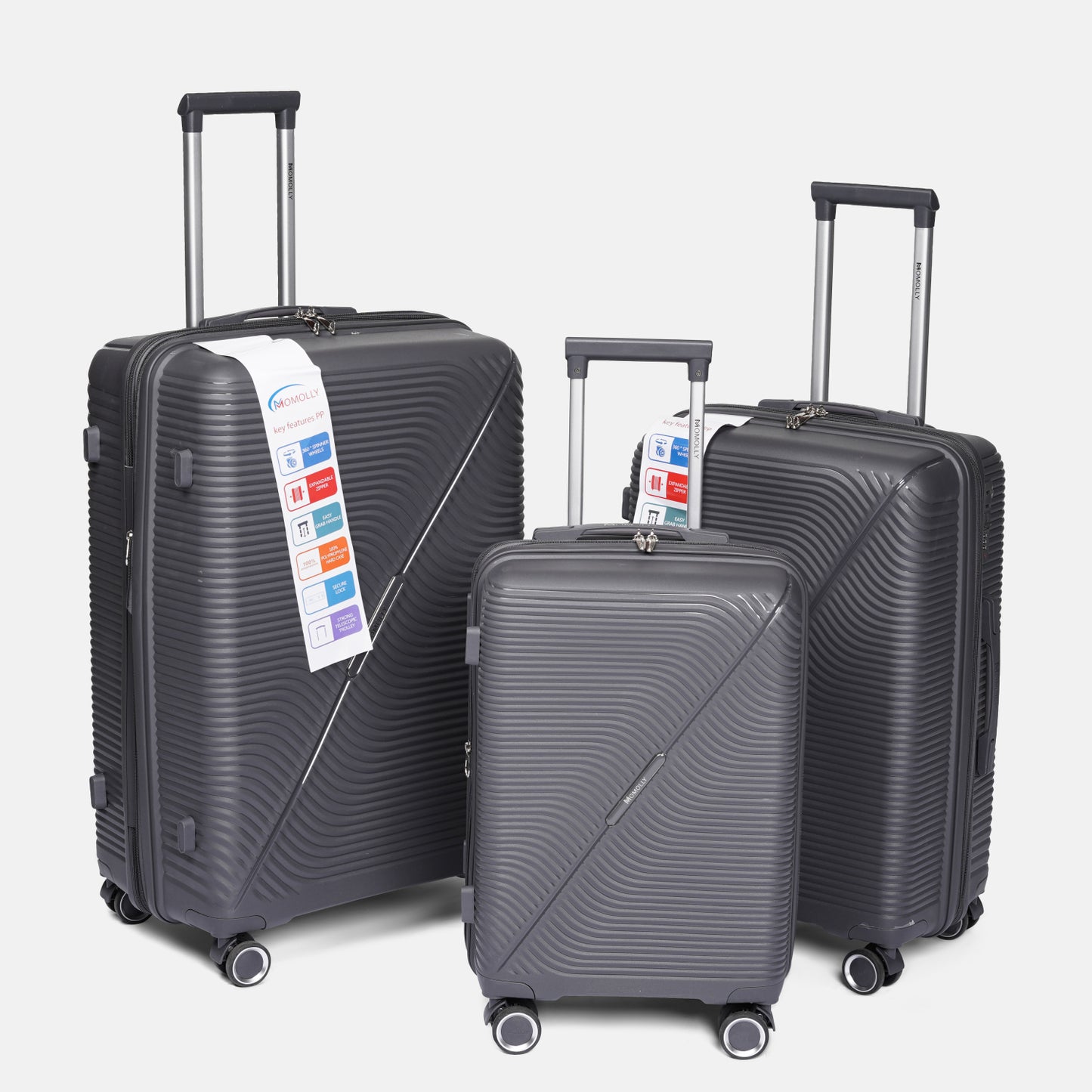 Travel Bag Set 3PCs - PP - 011 - Size 10