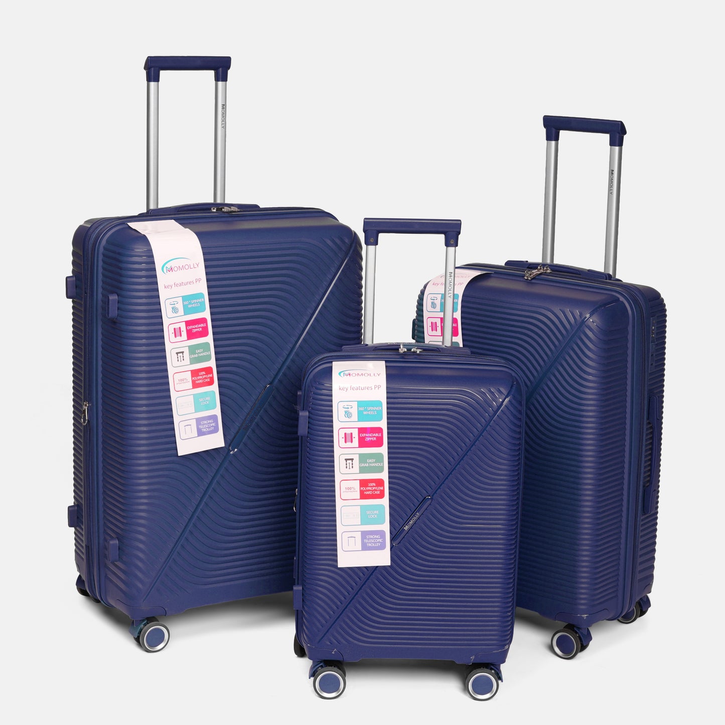 Travel Bag Set 3PCs - PP - 011 - Size 10
