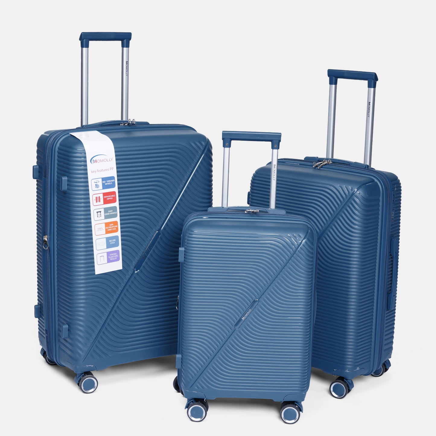 Travel Bag Set 3PCs - PP - 011 - Size 10