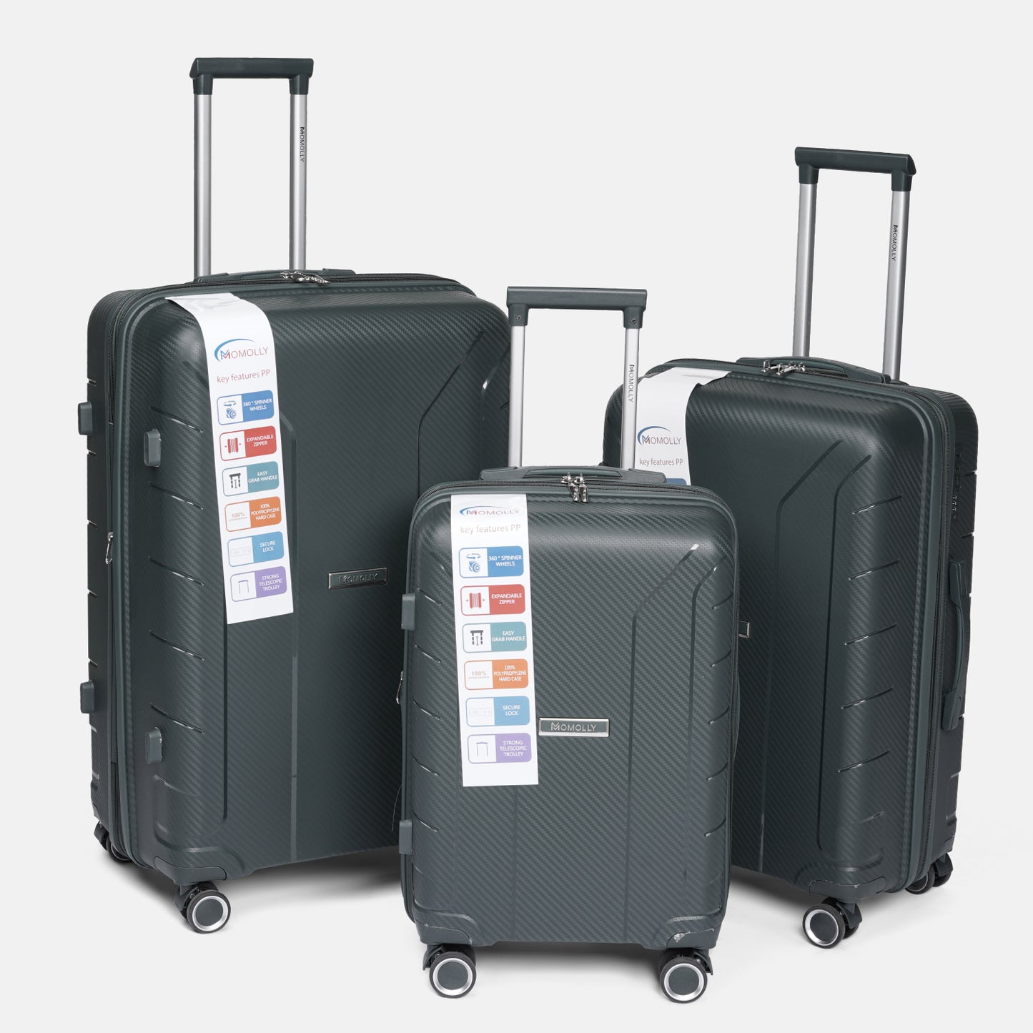 Travel Bag Set 3PCs - PP - 012 - Size 11