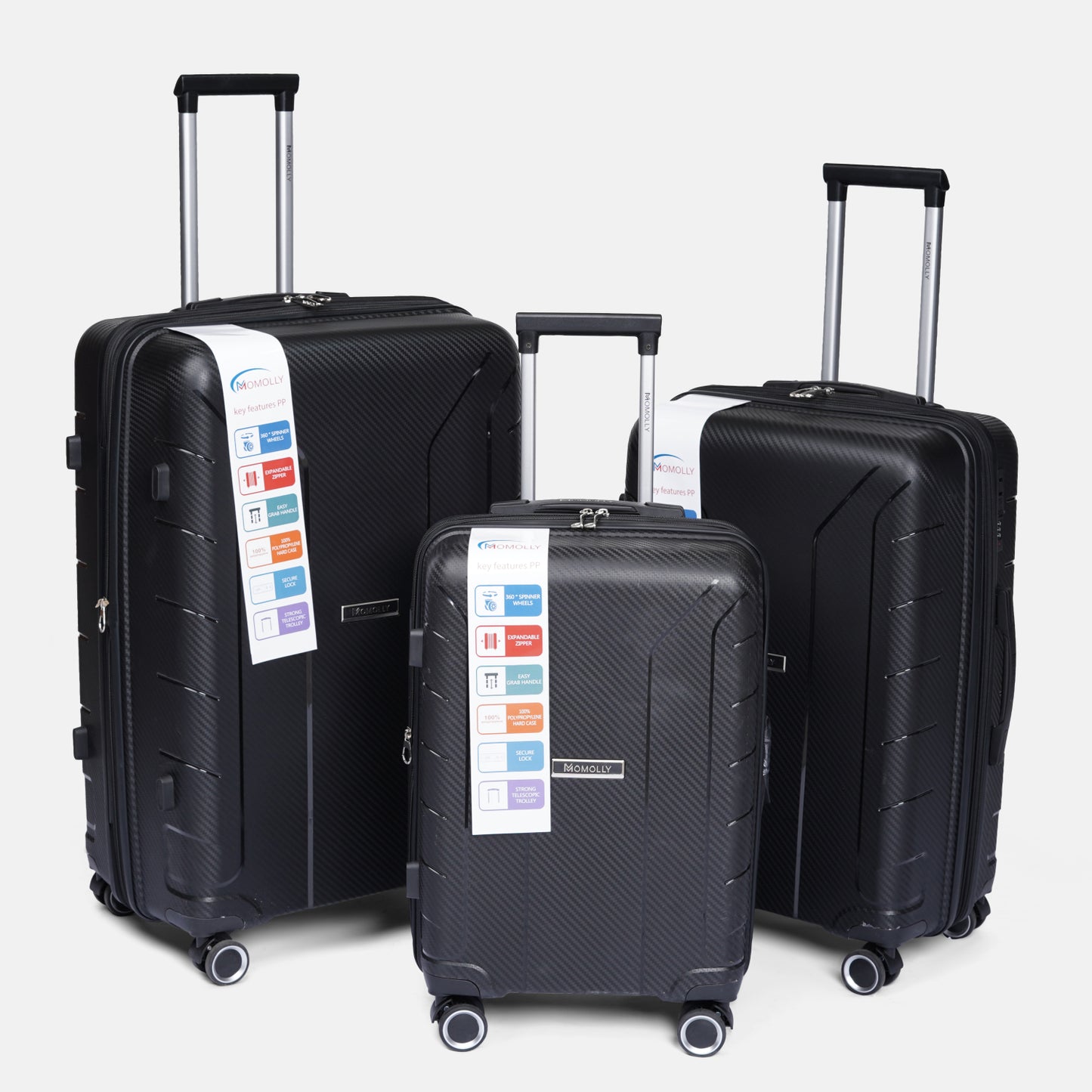 Travel Bag Set 3PCs - PP - 012 - Size 11
