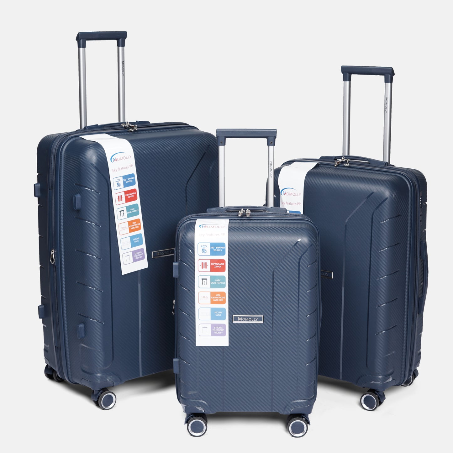 Travel Bag Set 3PCs - PP - 012 - Size 11