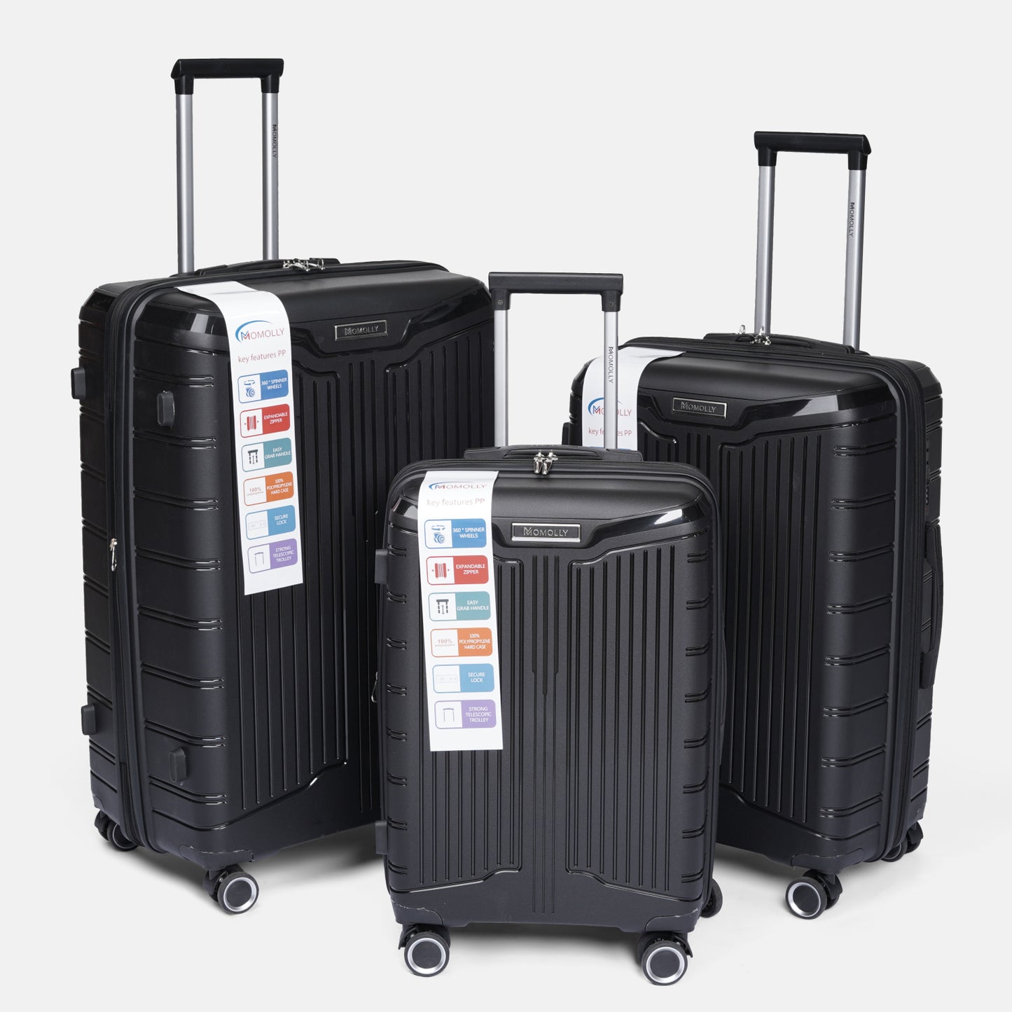 Travel Bag Set 3PCs - PP - 013 - Size 12