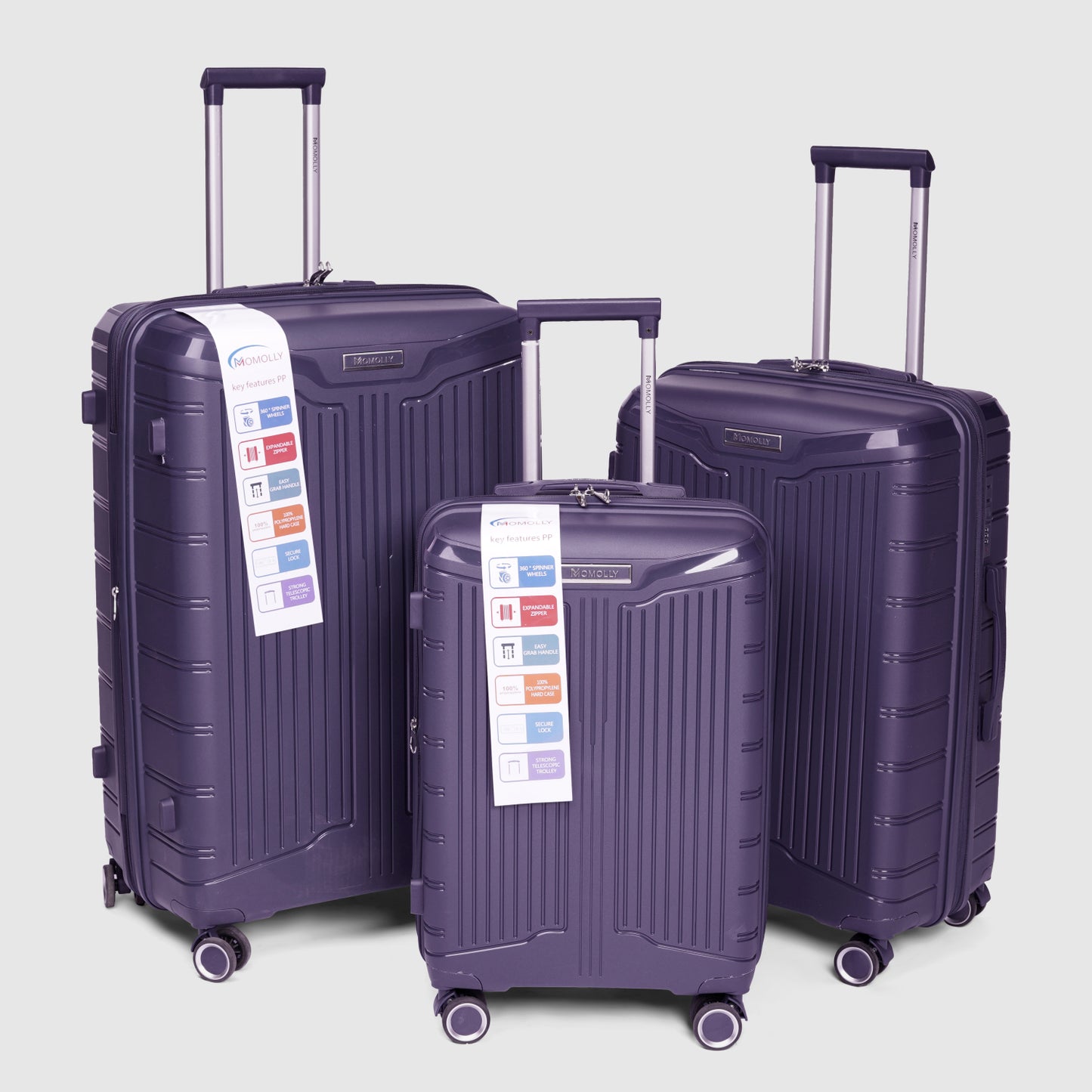 Travel Bag Set 3PCs - PP - 013 - Size 12