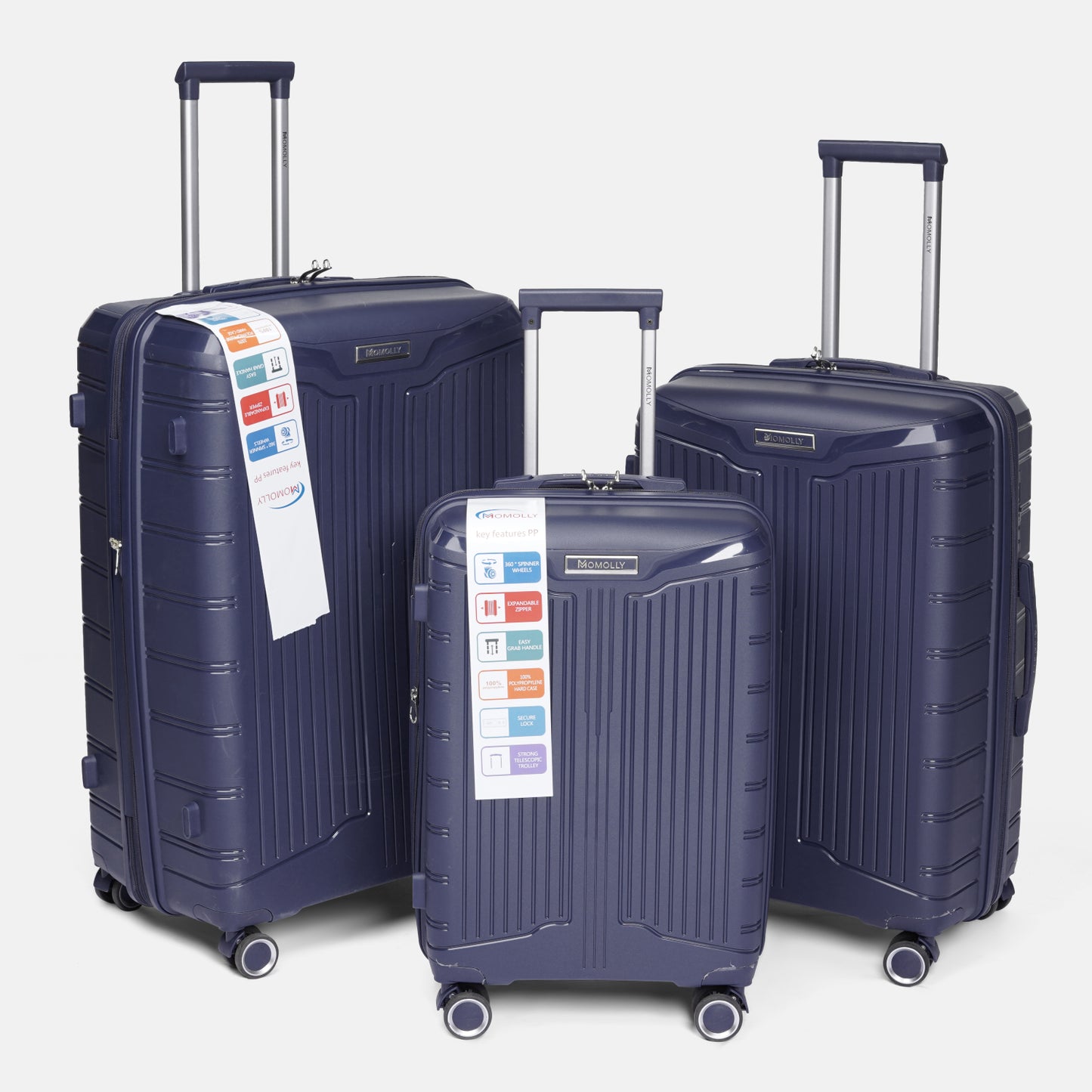 Travel Bag Set 3PCs - PP - 013 - Size 12