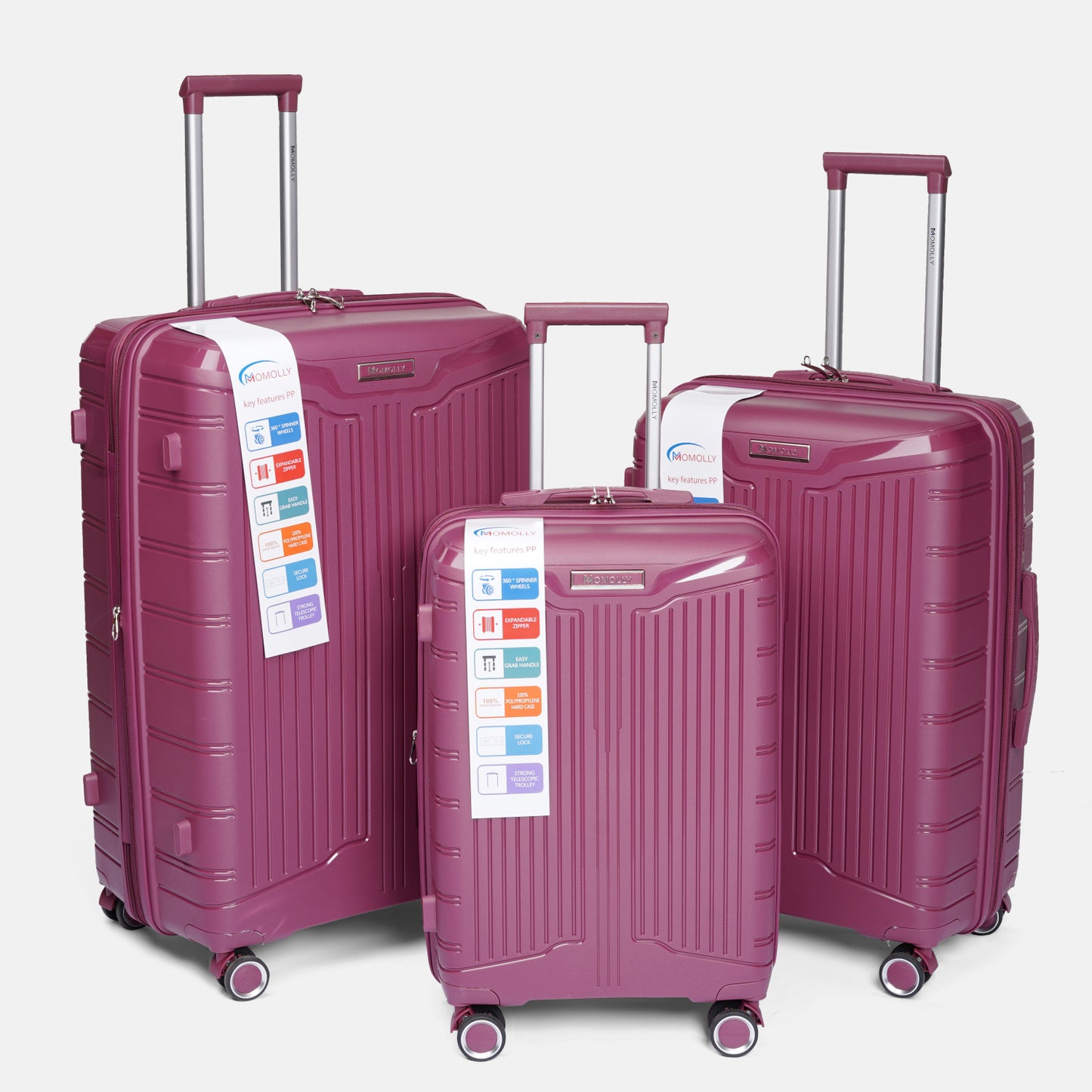 Travel Bag Set 3PCs - PP - 013 - Size 12