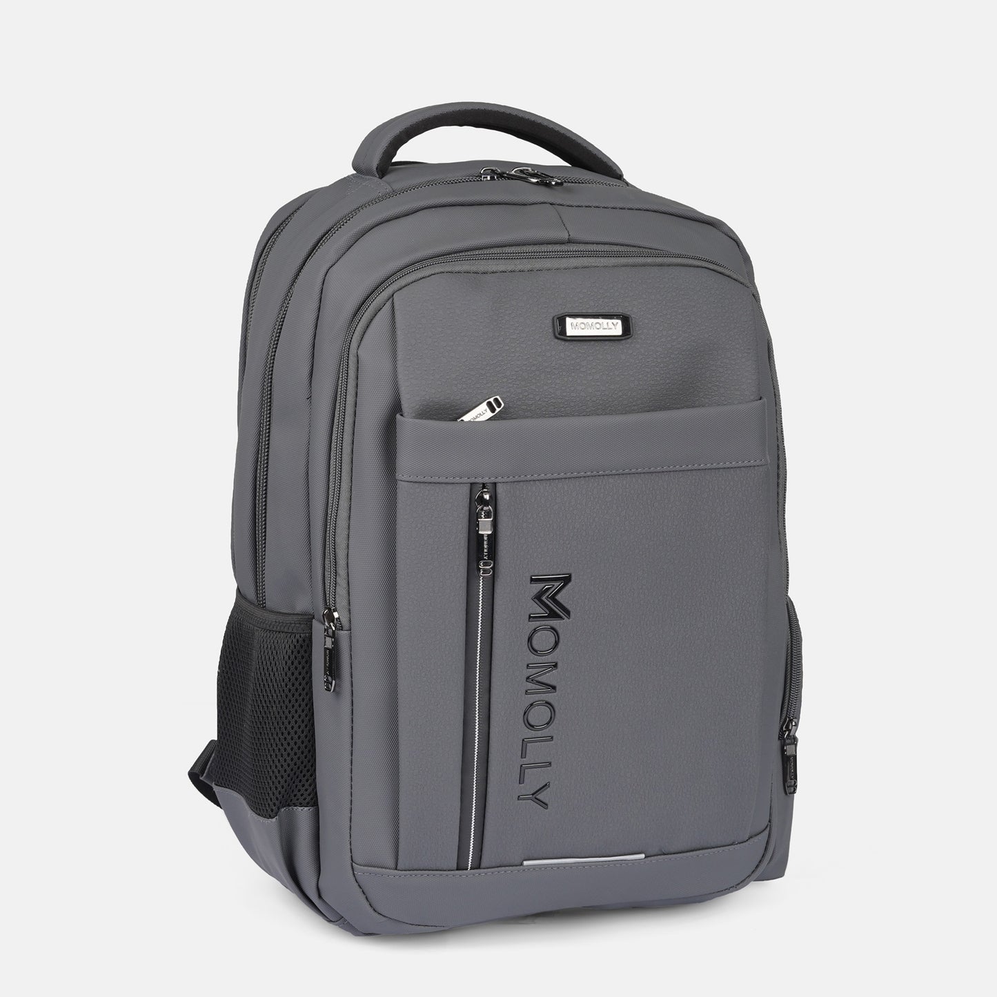 Gray | Crown 73 Laptop Bag - Momolly