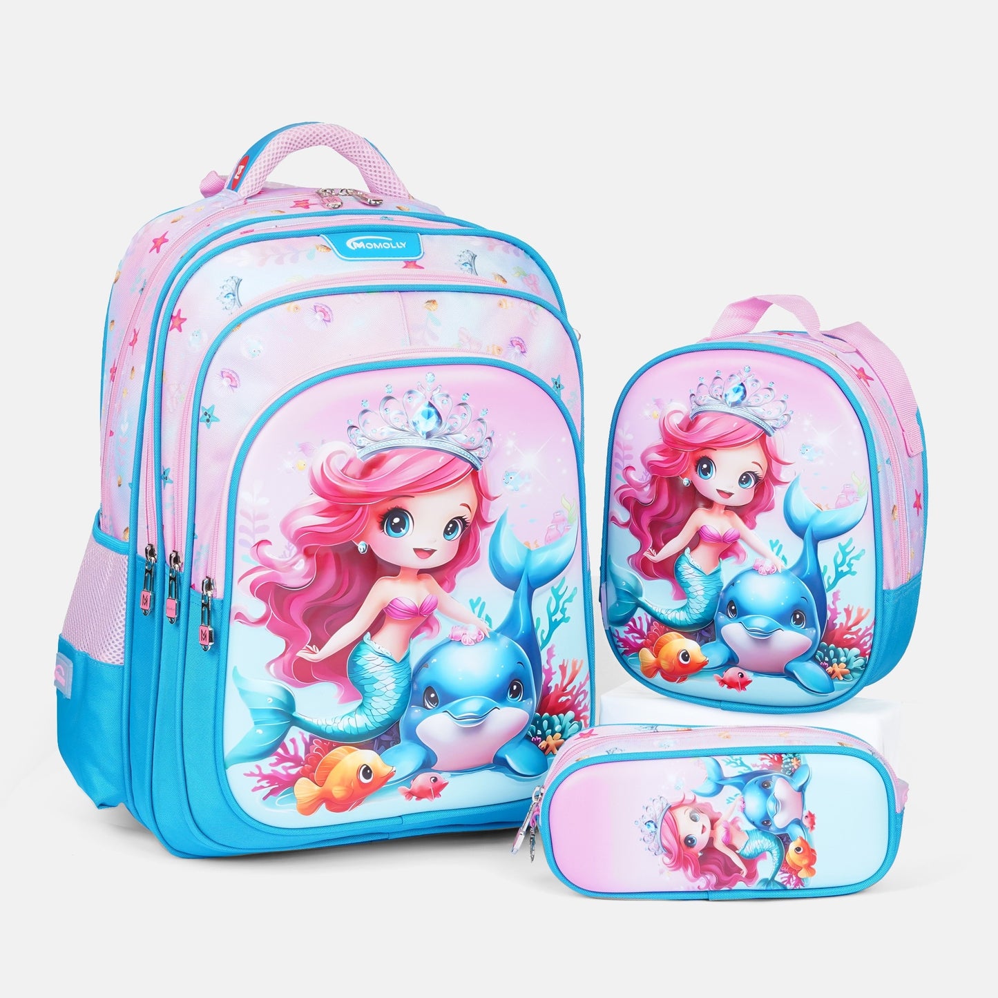 Dolphin Mermaid | Amaleqa School Set - Momolly