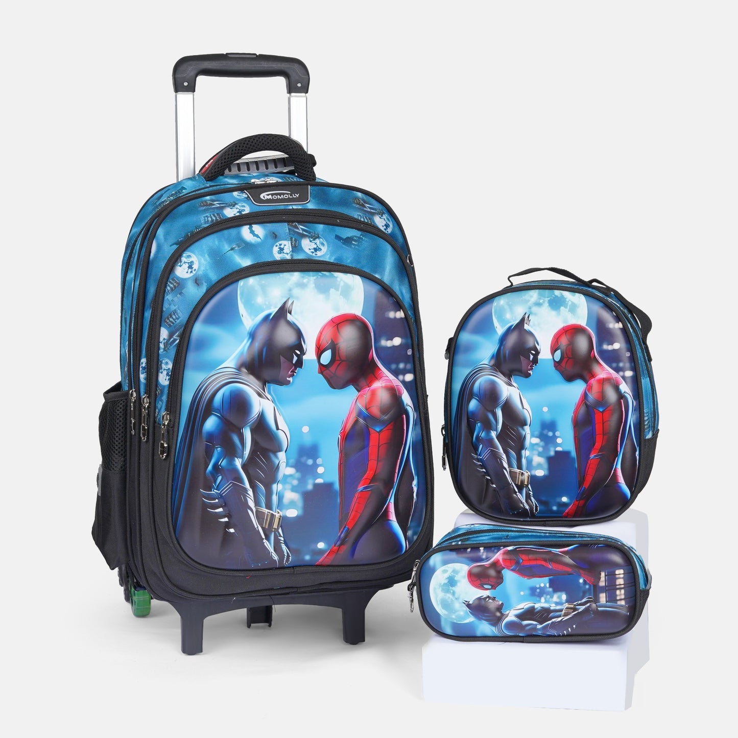 Batman VS Spiderman | Amaleqa School Set - Momolly