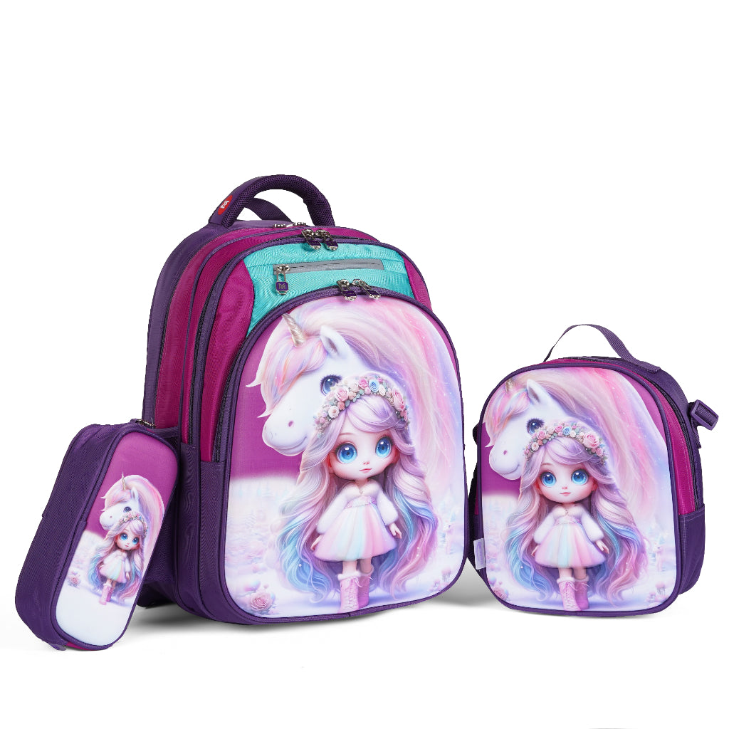 Purple Fairy Princess | Msattar School Set - Momolly