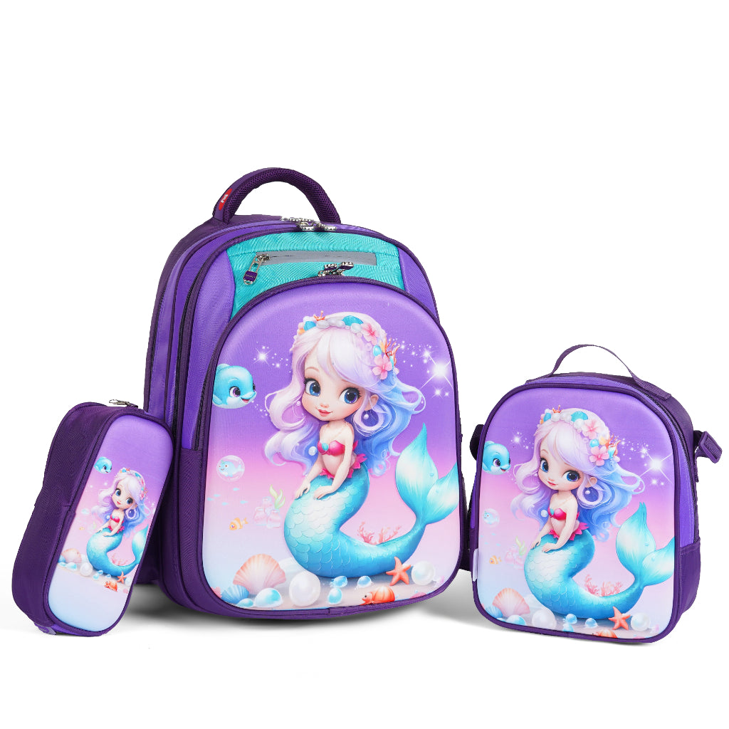 Purple Mermaid | Msattar School Set - Momolly