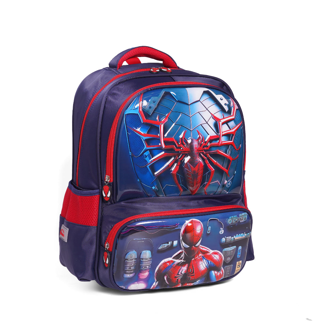 Spiderman (Blue) | Alpha School Bag - Momolly