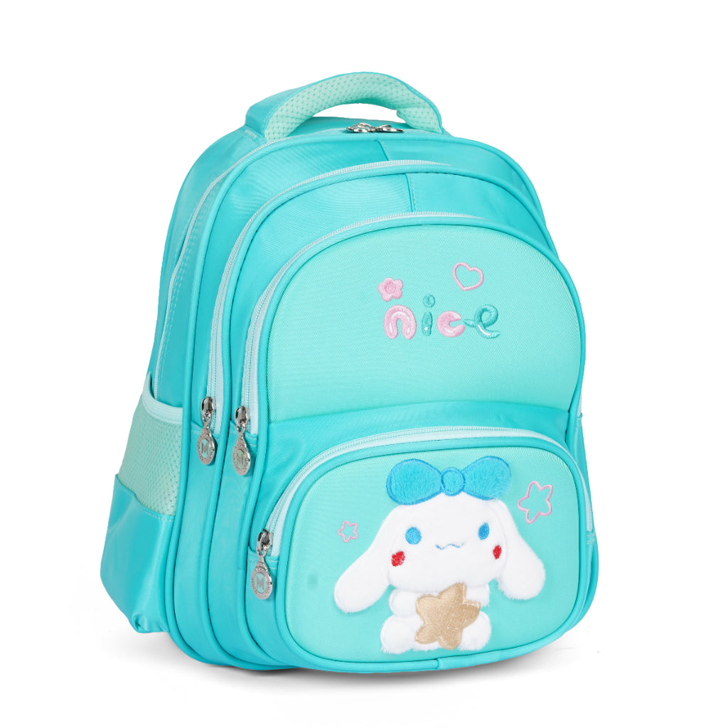 Turquoise | Blonde Kindergarten Bag - Momolly 