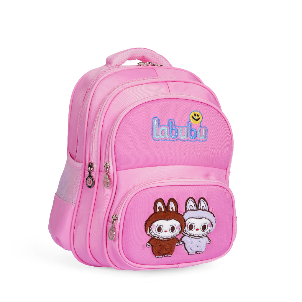 Pink Labubu | Blonde Kindergarten Bag - Momolly