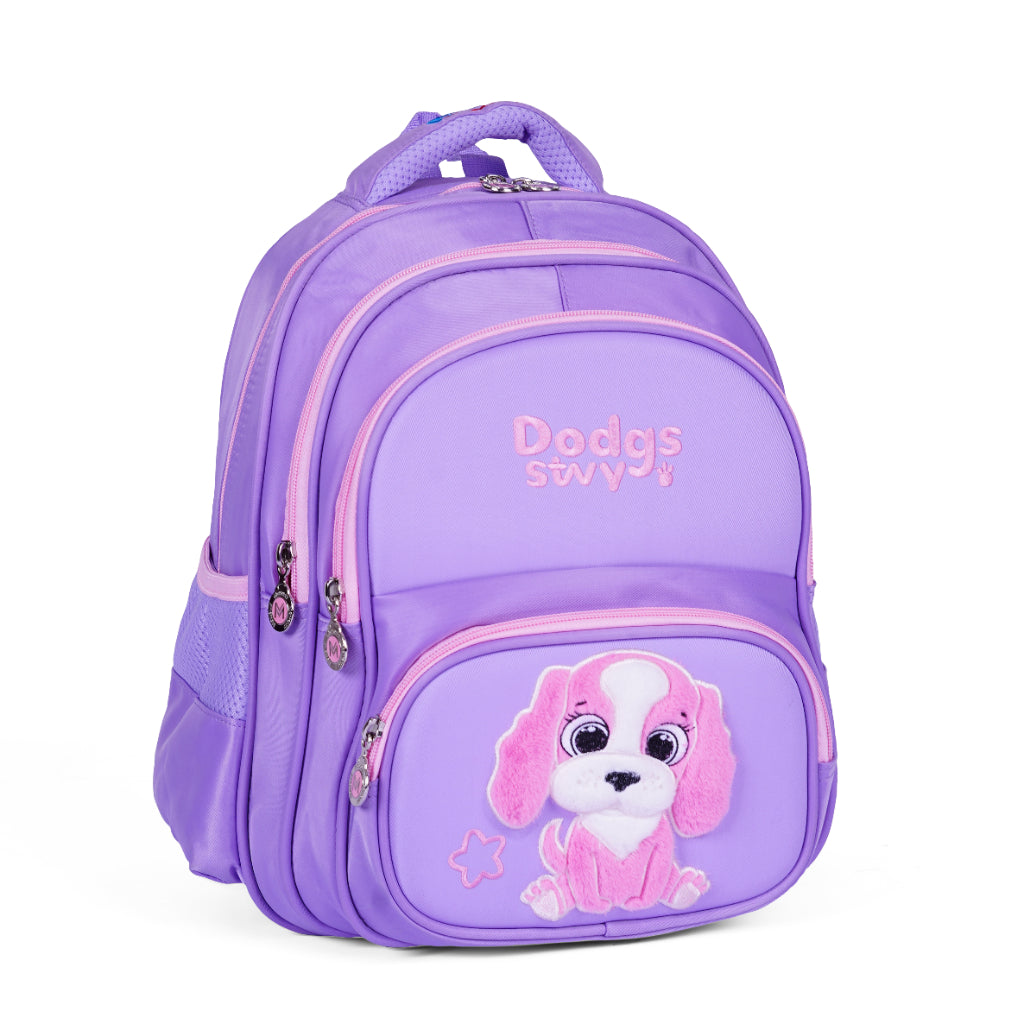 Purple Dog | Blonde Kindergarten Bag - Momolly 